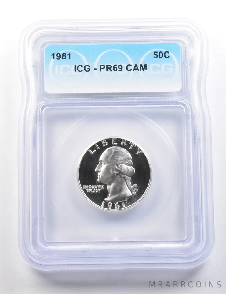 1961 Washington Quarter PR69 CAM ICG *9545