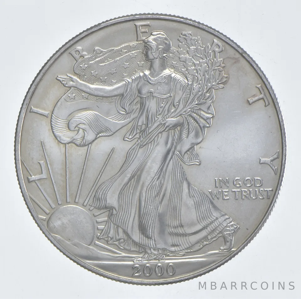 Better Date 2000 American Silver Eagle 1 Troy Oz .999 Fine Silver *197