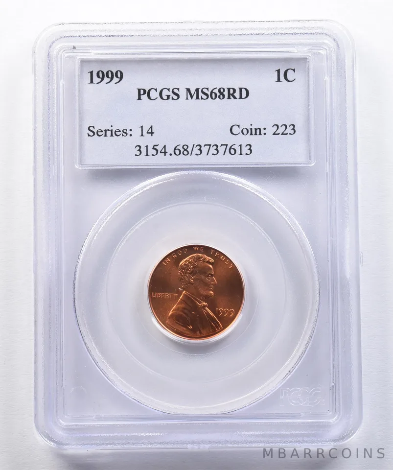 1999 Lincoln Memorial Cent MS68 RD PCGS *2605