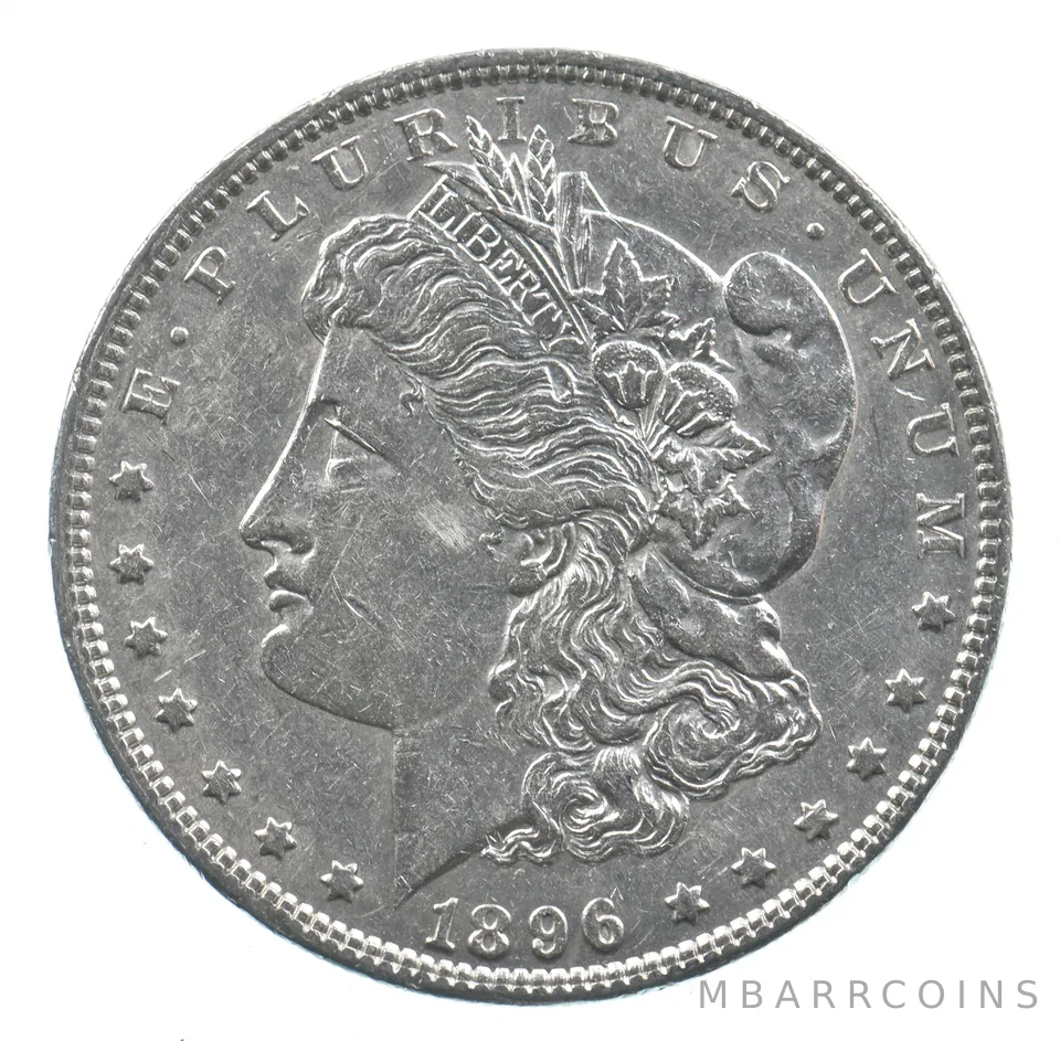 Early - 1896 Morgan Silver Dollar - 90% US Coin *724