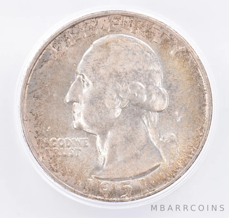 1951 Washington Quarter MS67 ICG Beautiful Tone *2140