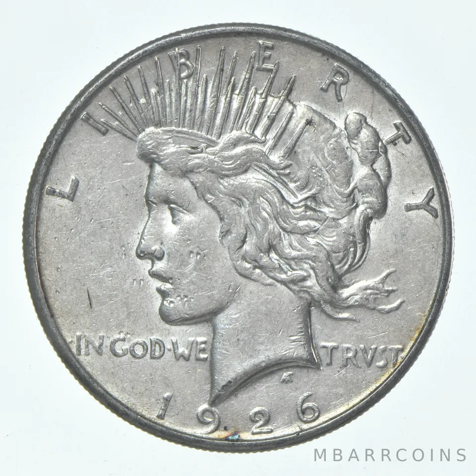 (1) XF 1926-S Peace Silver Dollar 90% - Extra Fine - San Francisco