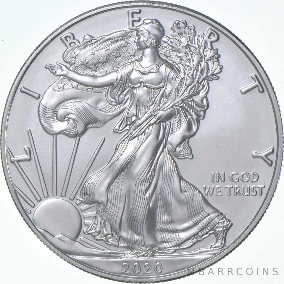 2020-W Burnished Silver Eagle