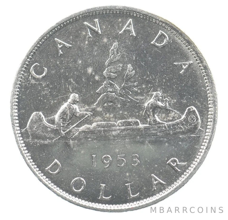 1953 Canada 1 Dollar Silver *4066