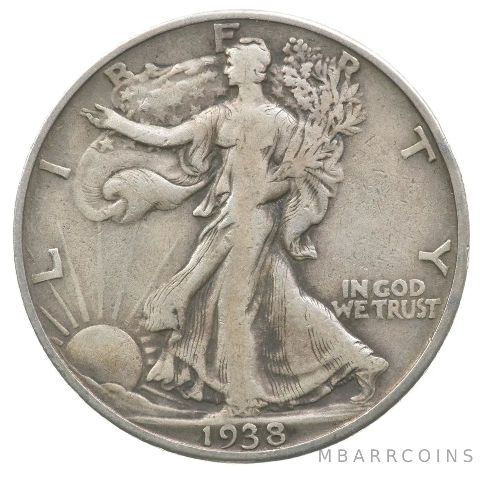 1938-D Walking Liberty Half Dollar a5971