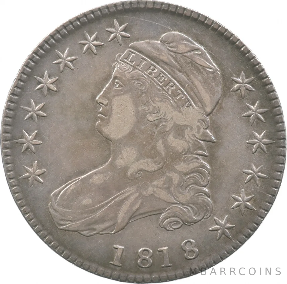 1818 Capped Bust Half Dollar 114a *8321