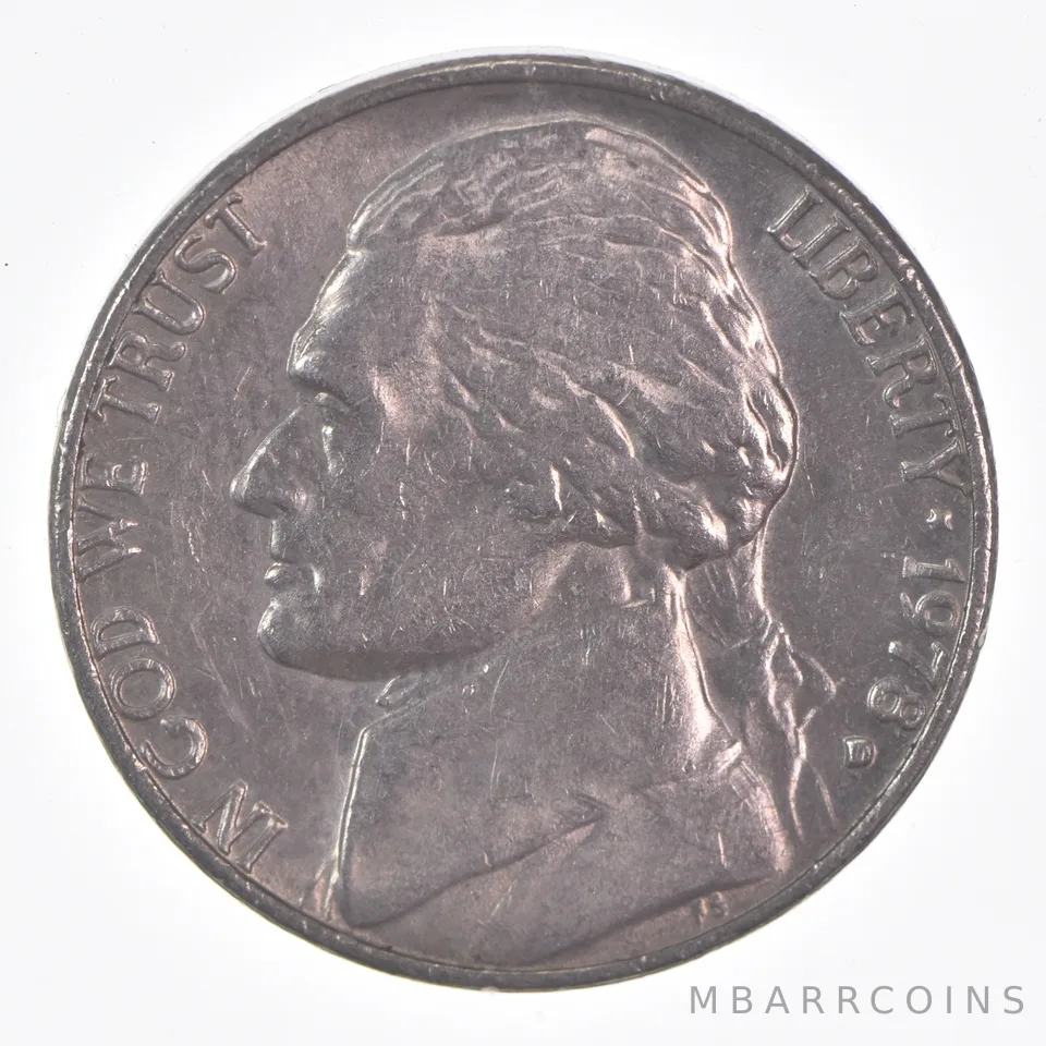 1978-D Jefferson Nickel Unc