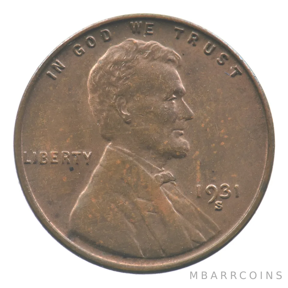 1931-S Lincoln Wheat Cent *9089