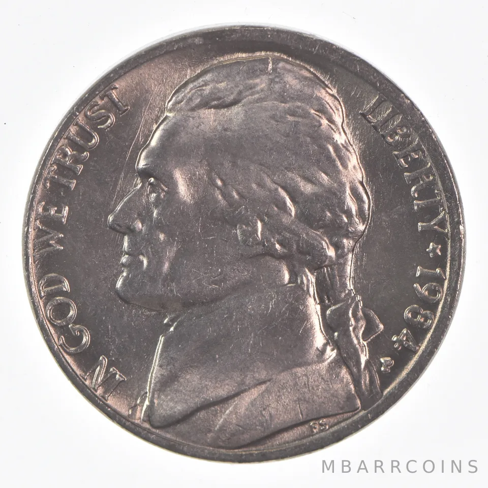 1984-P Jefferson Nickel Unc