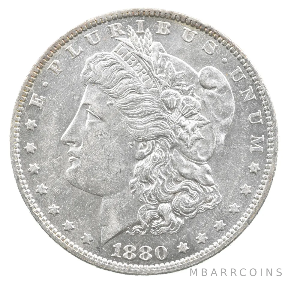 1880-O Morgan Silver Dollar a2186