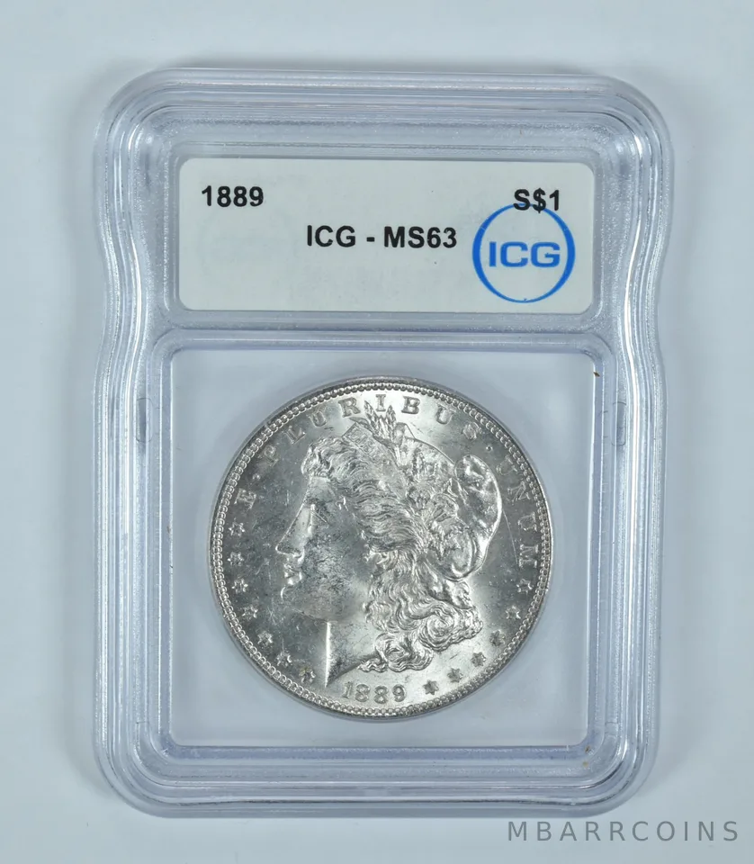 1889 Morgan Silver Dollar MS63 ICG