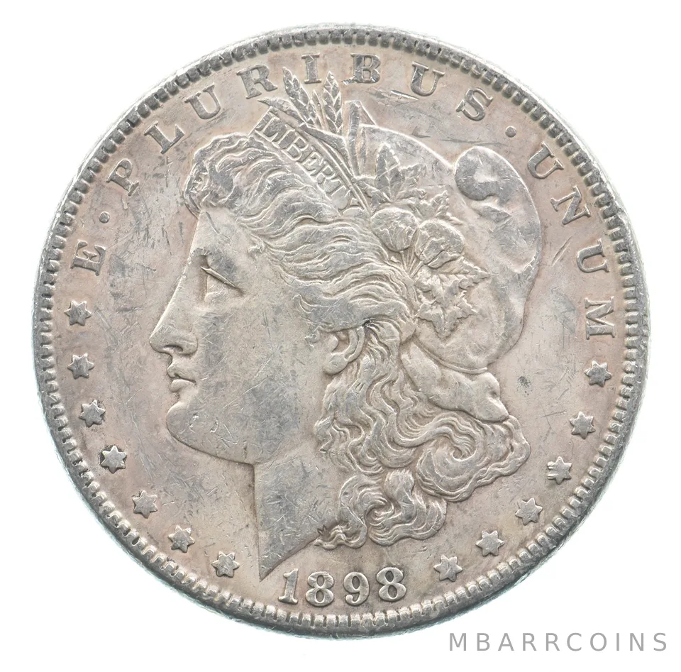 Early - 1898 Morgan Silver Dollar - 90% US Coin *933