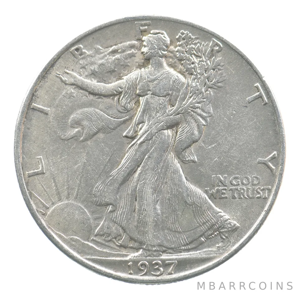 1937 Walking Liberty Half Dollar *3597