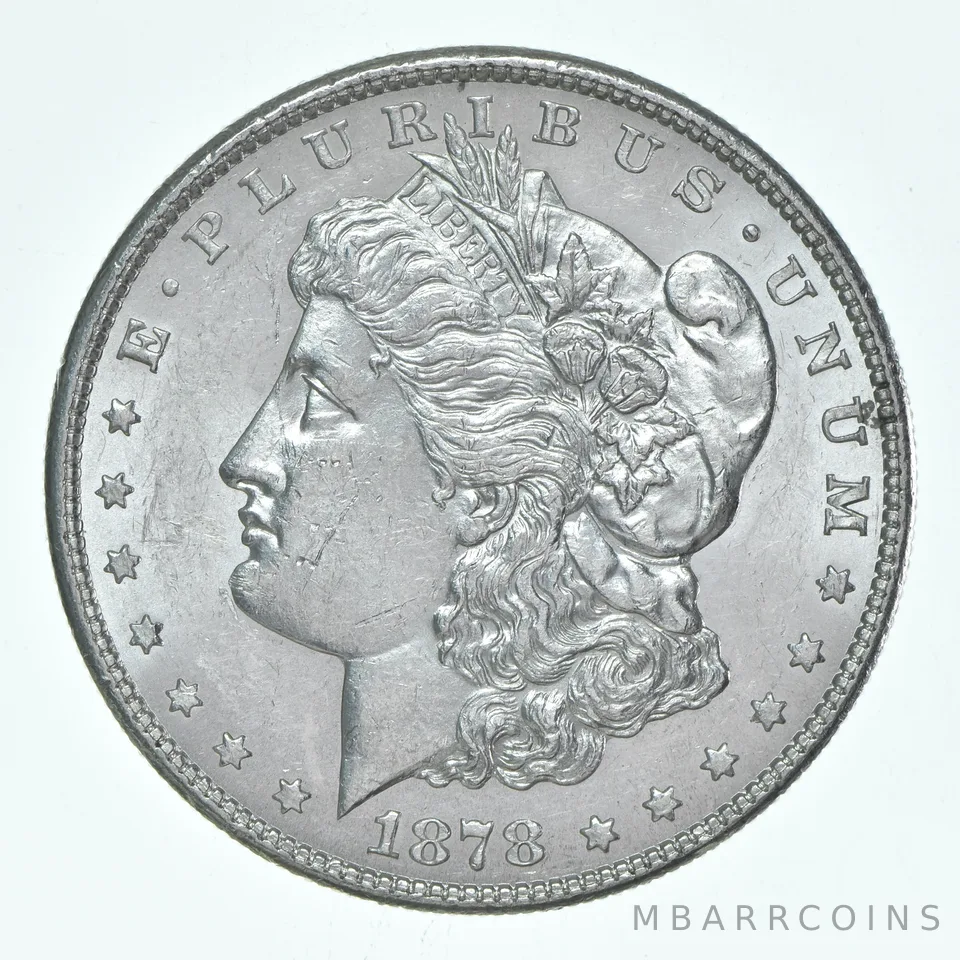 BU/Unc 1878-S Morgan Silver Dollar (1 coin)