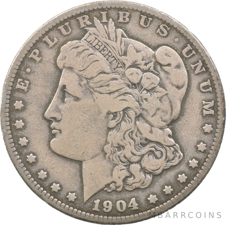 1904-S Morgan Silver Dollar a9394