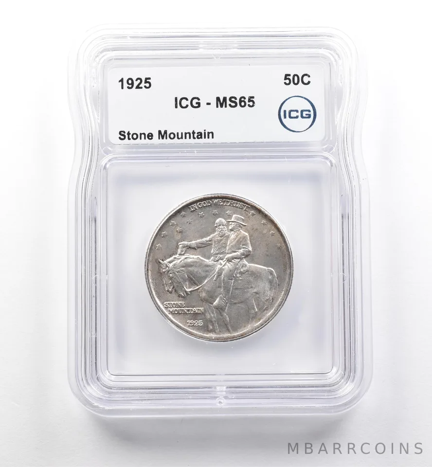 1925 Stone Mountain Commemorative Half Dollar MS65 ICG *7510