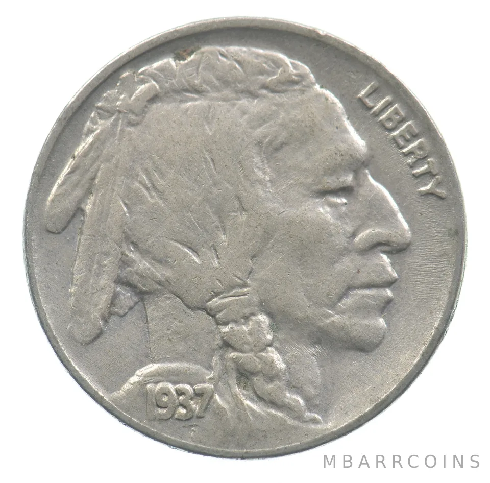 1937-D Indian Head Buffalo Nickel *9098
