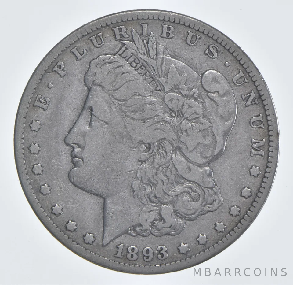 1893-CC Morgan Silver Dollar *1045