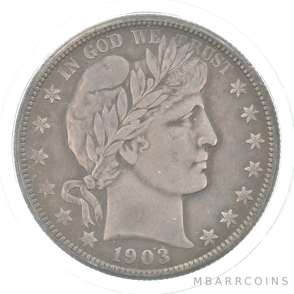 1903-S Barber Half Dollar Beautiful Tone *0698