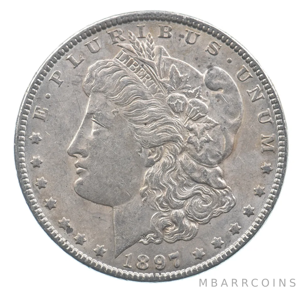 Better 1897 Morgan Silver Dollar - 90% US Coin - Nice Coin *384