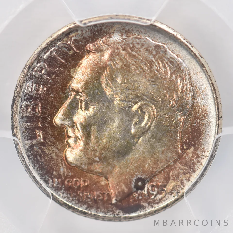 1954-D Roosevelt Dime MS65 PCGS Beautiful Tone *0768