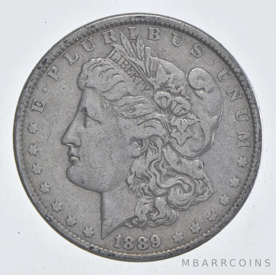 Early - 1889 Morgan Silver Dollar - 90% US Coin *855