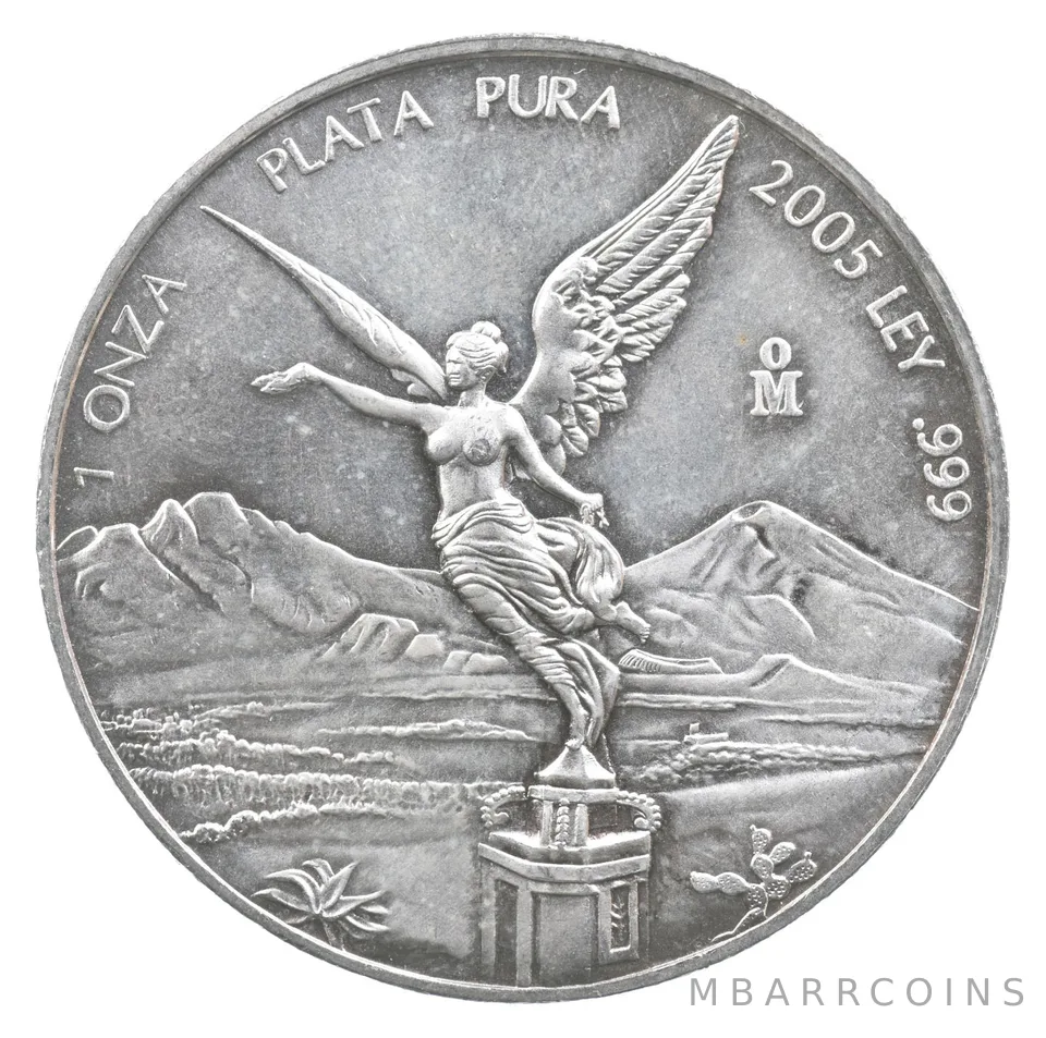 2005 Mo Mexico 1 Onza Silver Libertad *6759