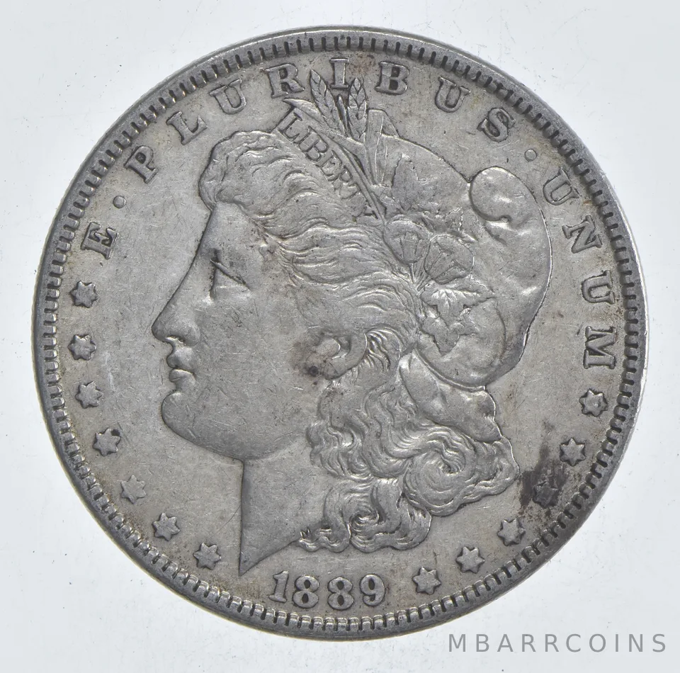 Early - 1889 Morgan Silver Dollar - 90% US Coin *124