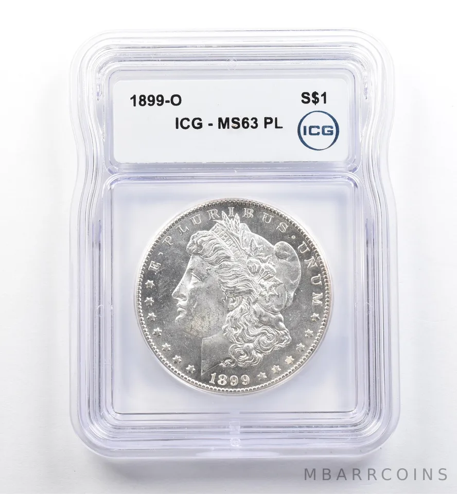1899-O Morgan Silver Dollar MS63 PL ICG *9982