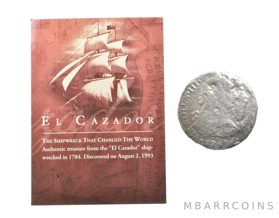 1783 Mexico 8 Reales Silver El Cazador *1863