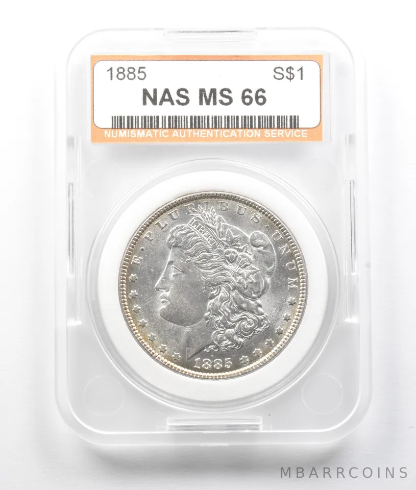 1885 Morgan Silver Dollar a7970