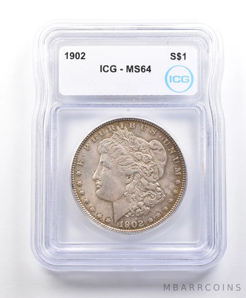 1902 Morgan Silver Dollar MS64 ICG *3281