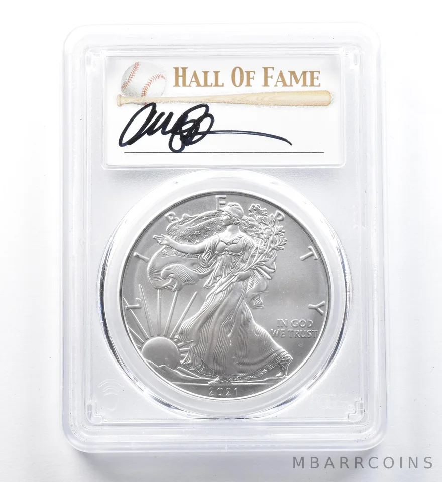 2021 (P) American Silver Eagle T1 Sandberg Emergency Issue FDOI MS70 PCGS a1248