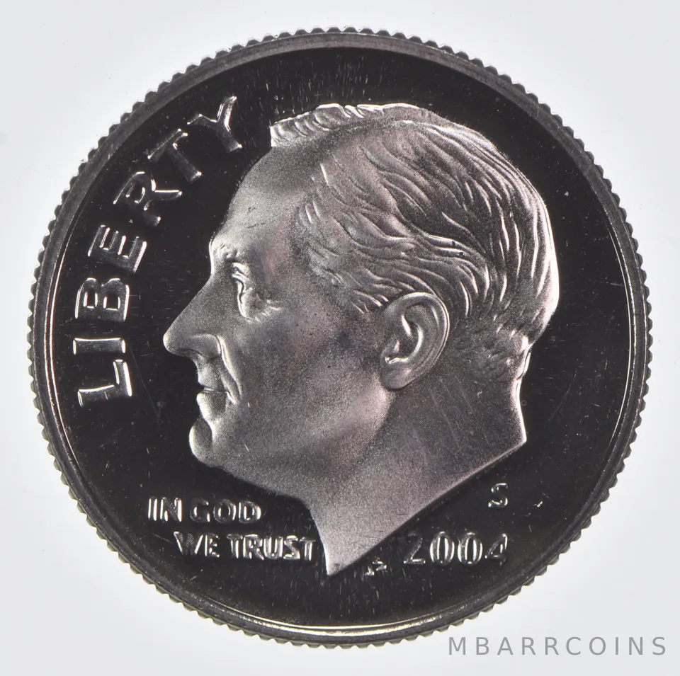 2004-S Roosevelt Dime CLAD Proof