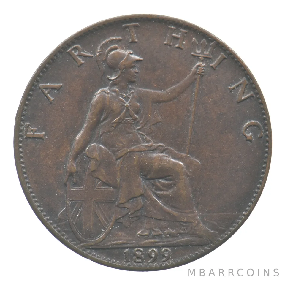1899 Great Britain Farthing Victoria *6462