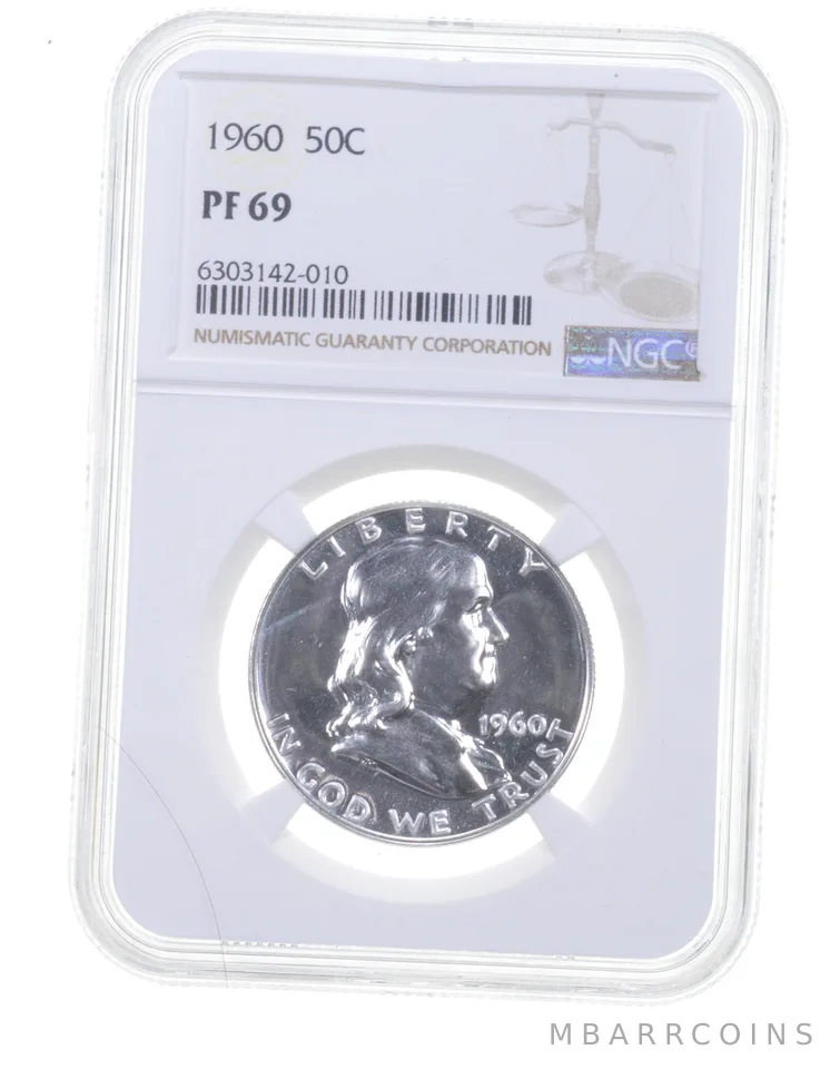 PF69 1960 Franklin Half Dollar - Graded NGC *6511