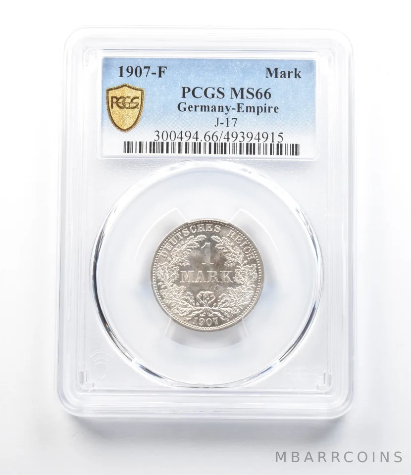 1907-F Germany Empire Mark J-17 MS66 PCGS *4280