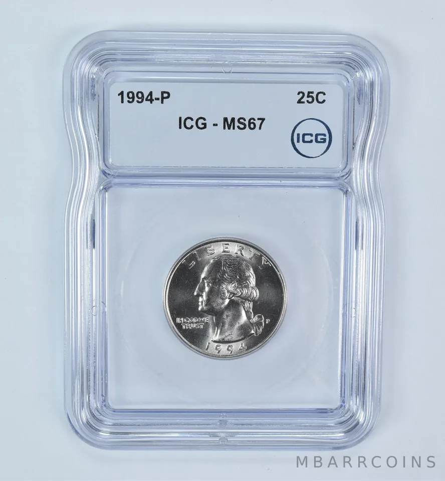 1994-P Washington Quarter MS67 ICG