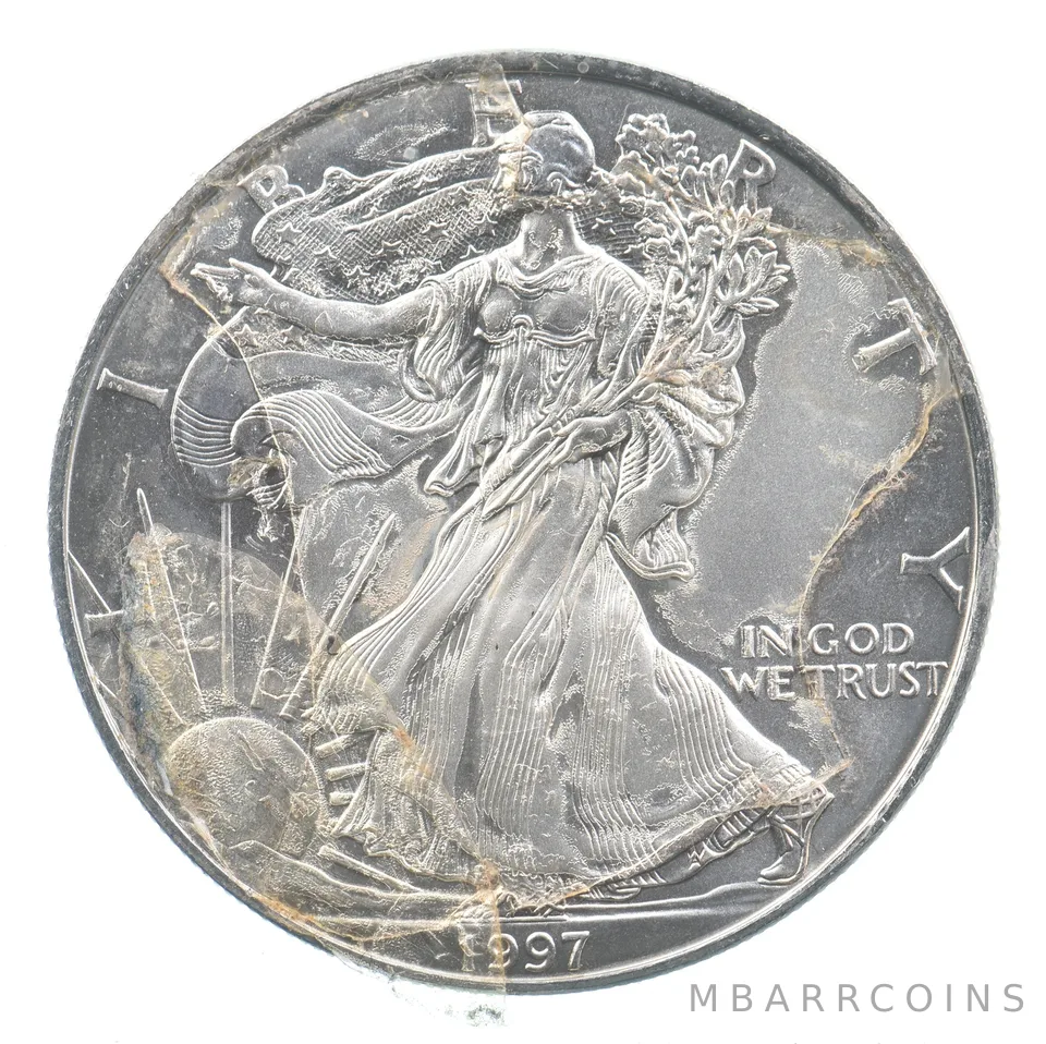 Better Date 1997 American Silver Eagle 1 Troy Oz .999 Fine Silver *902