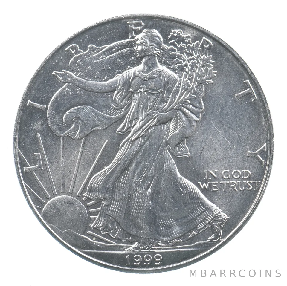 Better Date 1999 American Silver Eagle 1 Troy Oz .999 Fine Silver *680