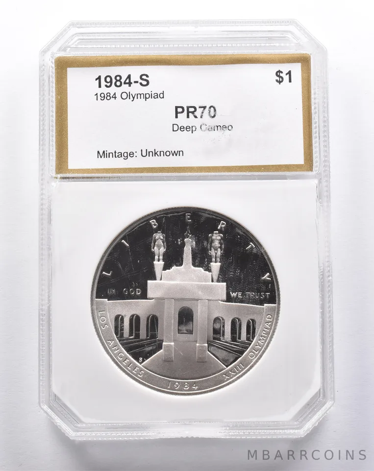 1984-S 1984 Olympiad Commemorative Dollar *3416