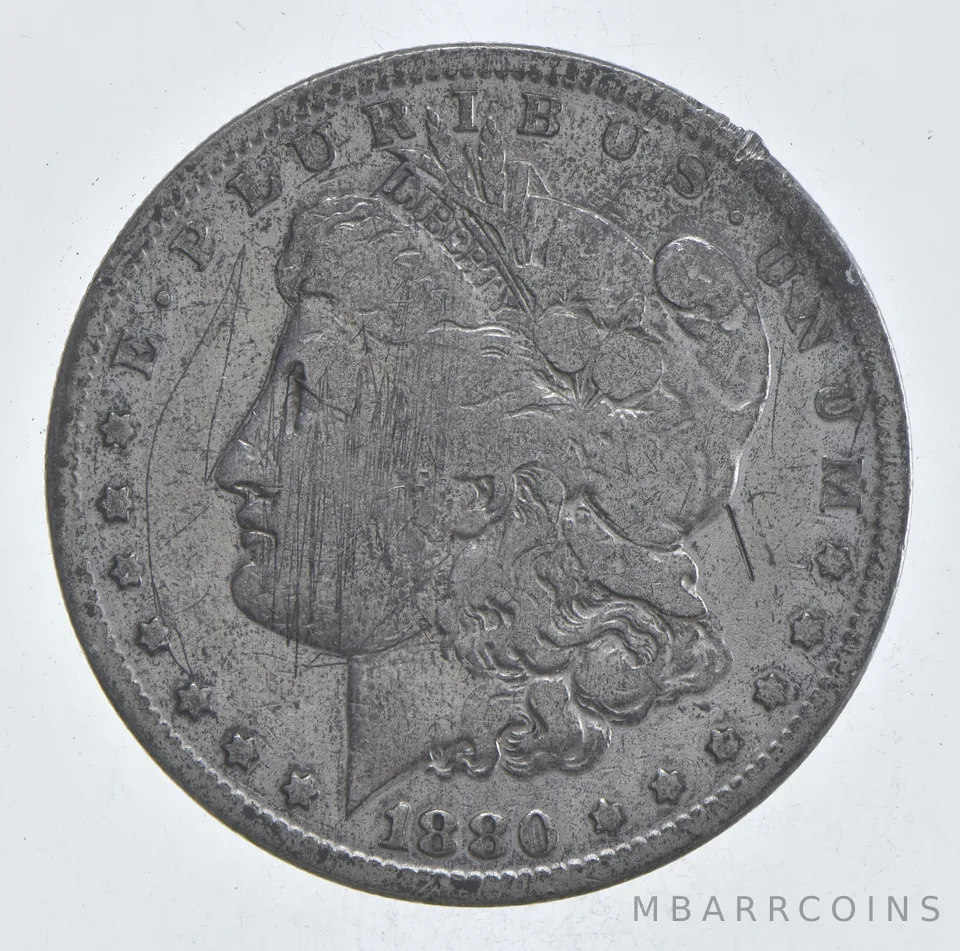 Early - 1880 Morgan Silver Dollar - 90% US Coin *028