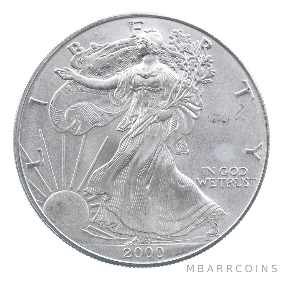 Better Date 2000 American Silver Eagle 1 Troy Oz .999 Fine Silver *689