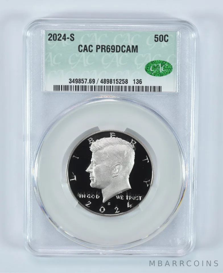 2024-S Kennedy Half Dollar PR69 DCAM CAC CACg