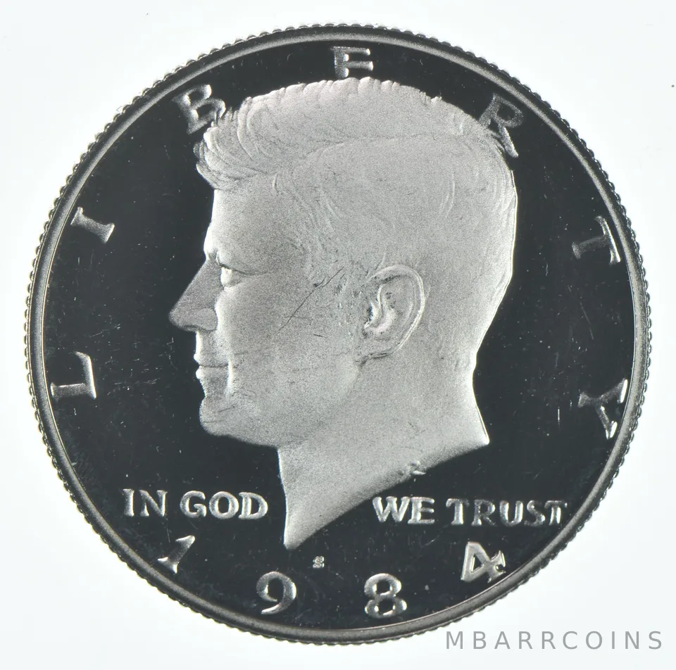1984-S Kennedy Half Dollar CLAD Proof