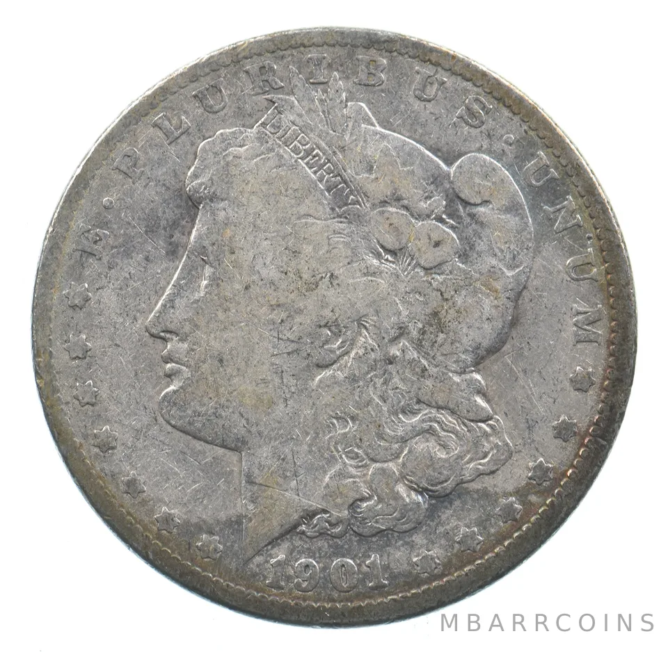 Early - 1901 Morgan Silver Dollar - 90% US Coin *979