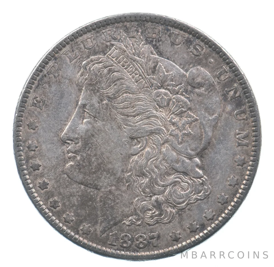 Better 1887 Morgan Silver Dollar - 90% US Coin - Nice Coin *554