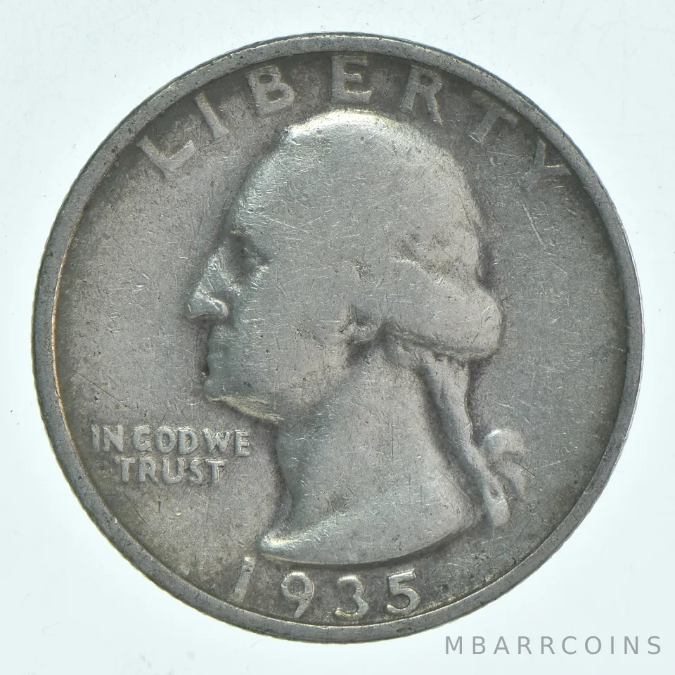 1935-D Washington Quarter Average Circ