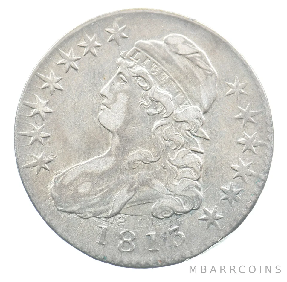 1813 Capped Bust Half Dollar O-110 R1 *5056