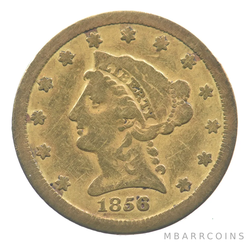 1856-S $2.50 Liberty Head Gold Quarter Eagle *2267